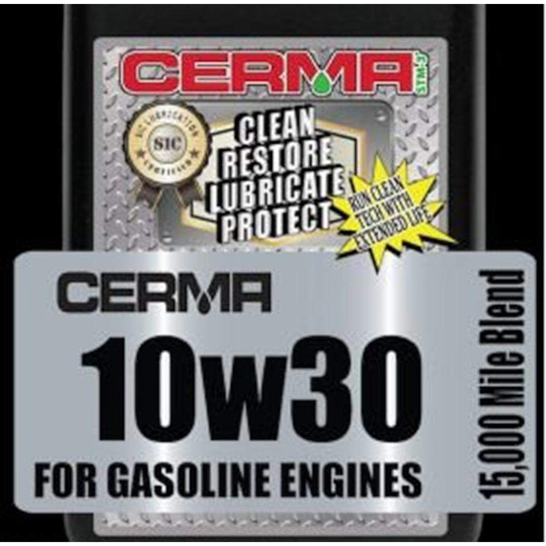 10W-30W Cerma Synthetic Ceramic Motor Oil at $12.6 only from cermatreatment.com