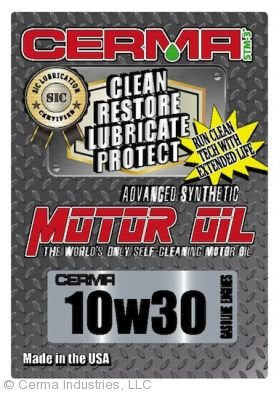 Cerma Ceramic Synthetic Oil Value Package for Your Gas Engine Last upto 15,000 Mile at $136.4 only from cermatreatment.com