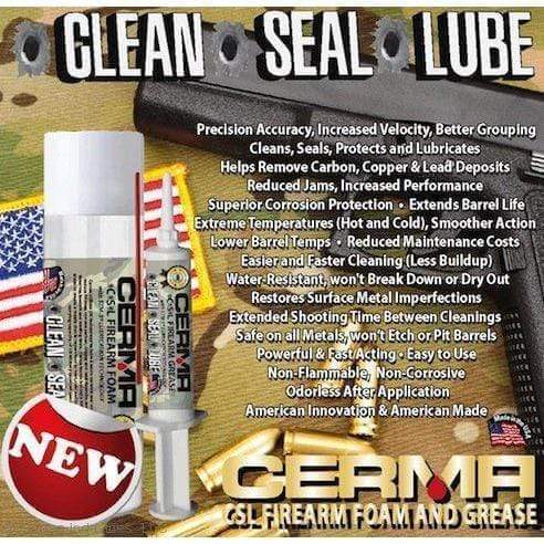 Cerma Ceramic C•S•L Firearm Foam and Grease Treatment at $11.45 only from cermatreatment.com