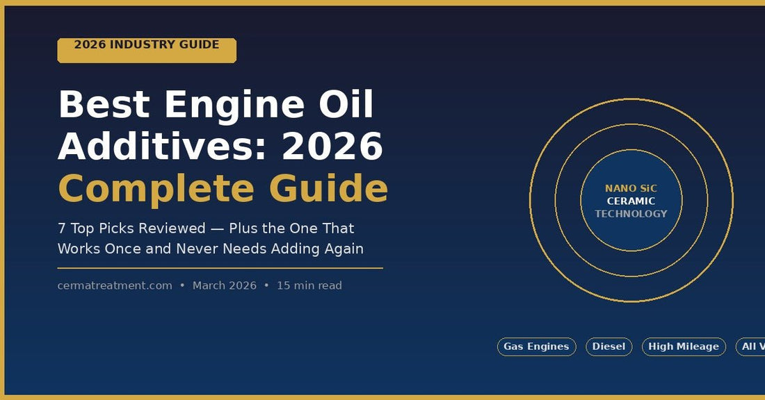 Best engine oil additives 2026 complete guide — Cerma Treatment ceramic alternative