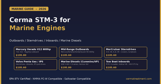 Cerma STM-3 marine engine protection guide - outboards, sterndrives, inboards, marine diesels covered