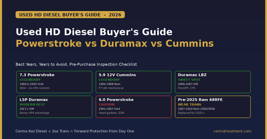 Used HD diesel buyer's guide - 7.3 Powerstroke 5.9 Cummins LBZ Duramax legendary 6.0 Powerstroke caution 68RFE weak