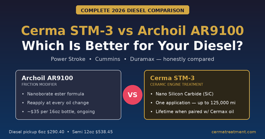 Cerma STM-3 vs Archoil AR9100: Which Is Better for Your Diesel? (2026)