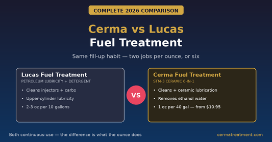 Cerma Fuel Treatment vs Lucas Fuel Treatment: 6 Jobs or 2? (2026)