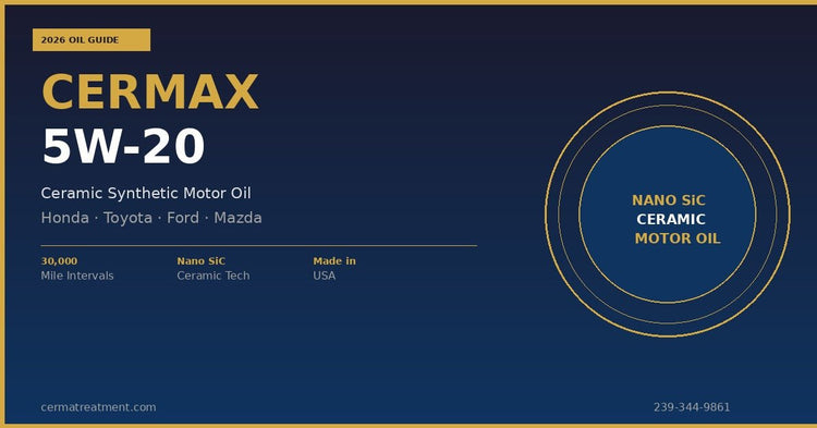 CERMAX 5W-20 Ceramic Synthetic Motor Oil: 30K Mile vs 15K Mile Guide