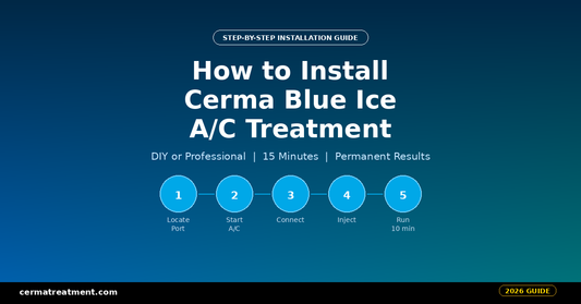 How to install Cerma Blue Ice A/C Treatment step-by-step guide 2026 — DIY and professional installation instructions