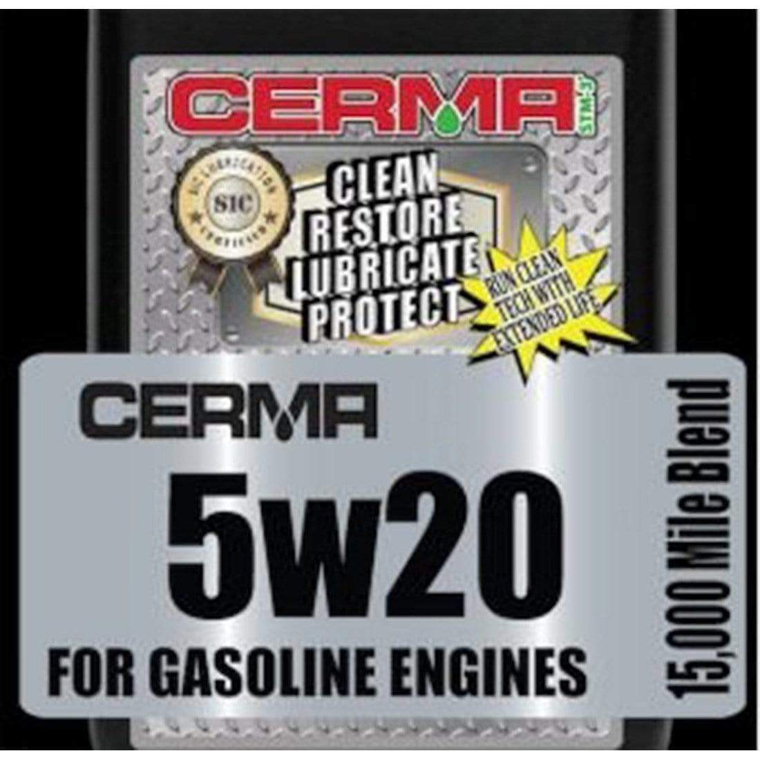 5W-20W Cerma Synthetic Ceramic Motor Oil at $12.95 only from cermatreatment.com