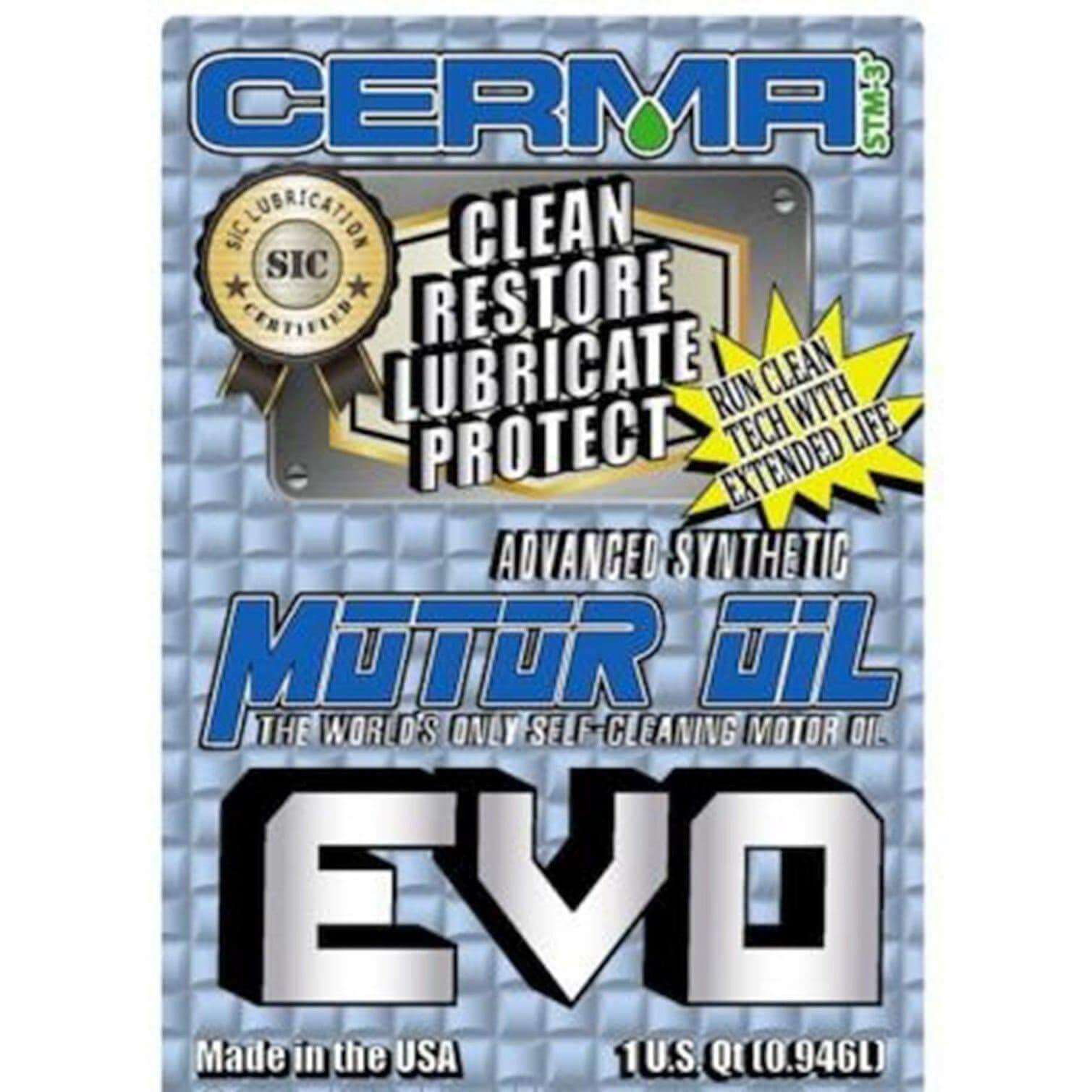 Cerma EVO Ceramic Synthetic Motor Oil at $19.26 only from cermatreatment.com