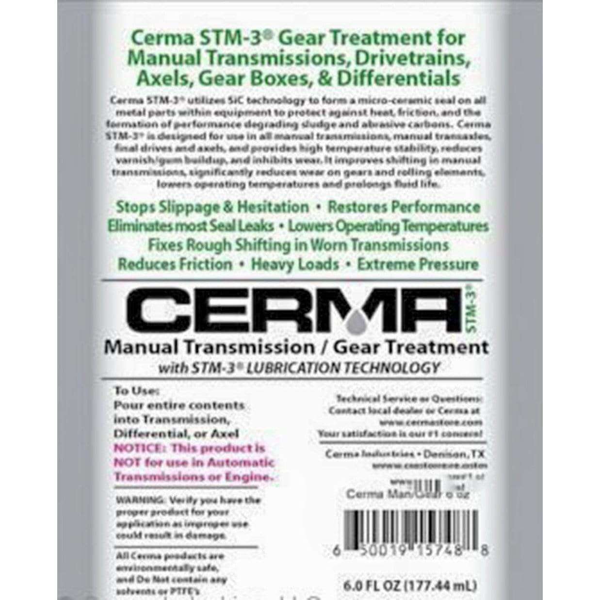 Cerma For Manual Transmission Treatment at $70.4 only from cermatreatment.com