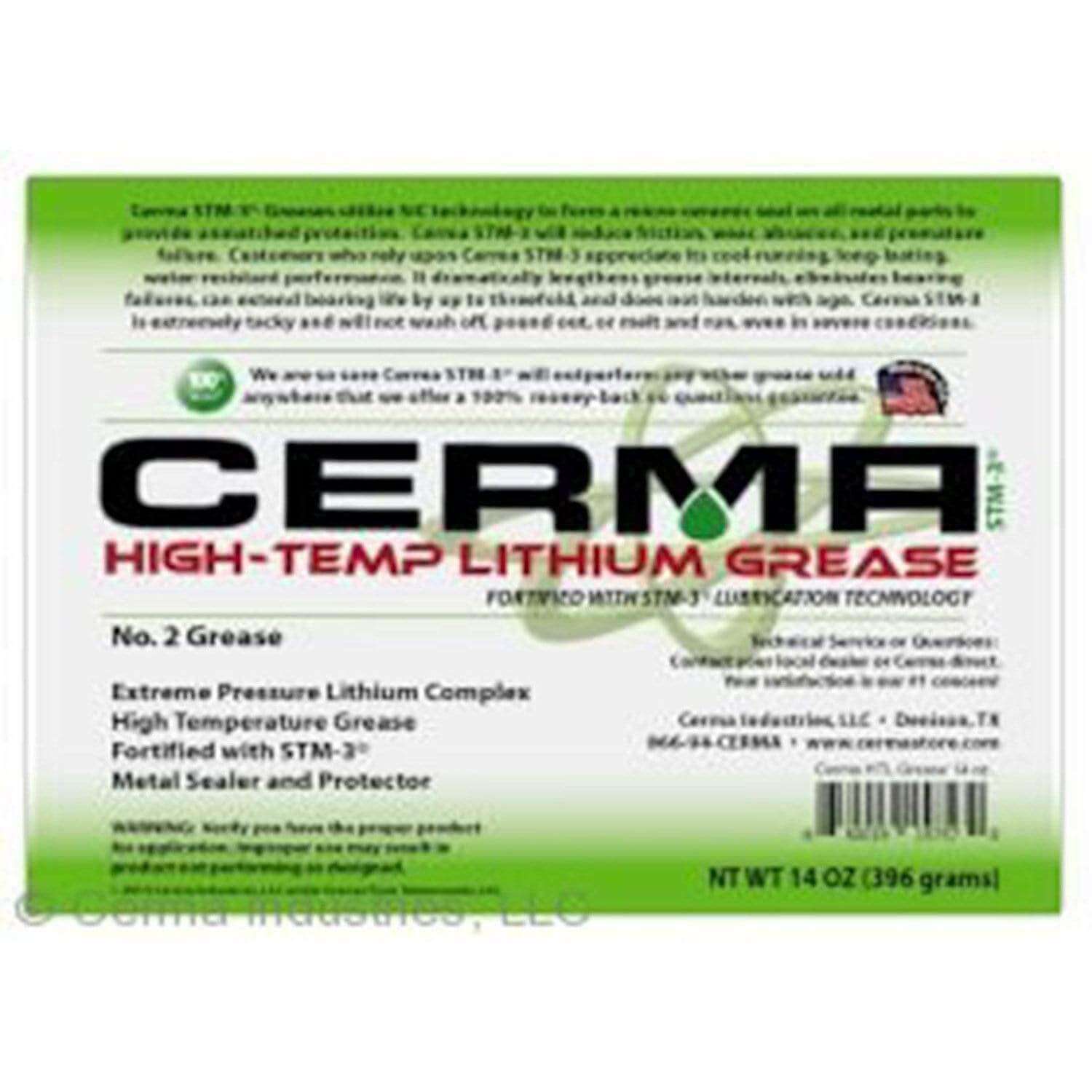 Cerma Hi Temperature Lithium Grease at $140.3 only from cermatreatment.com