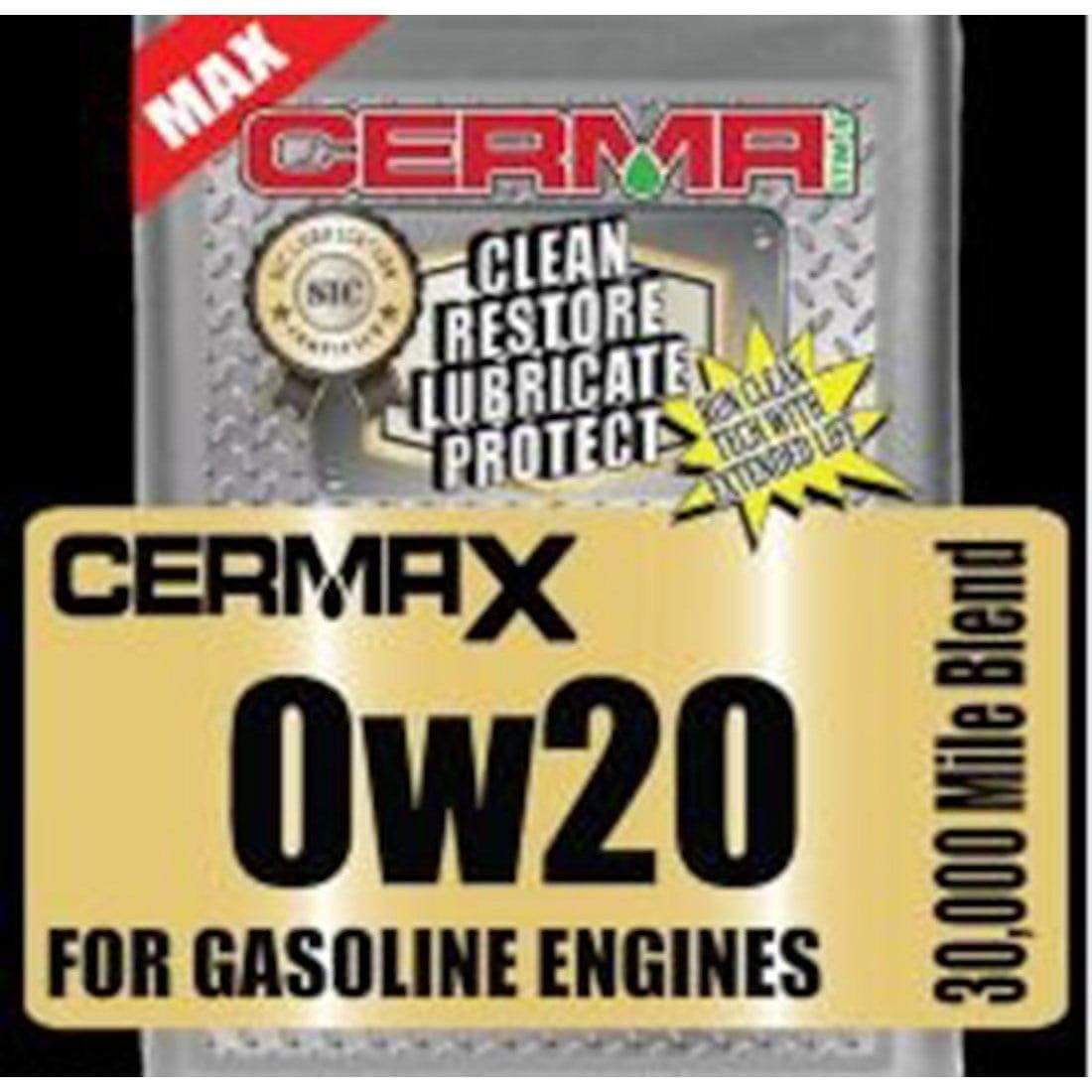 Cermax Ceramic 0w-20W Synthetic Motor Oil at $18.11 only from cermatreatment.com