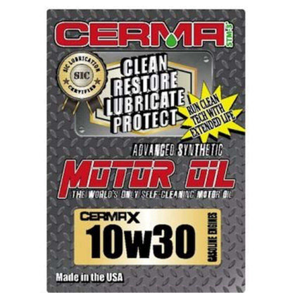 Cermax Ceramic 10w-30W Synthetic Motor Oil at $14.75 only from cermatreatment.com