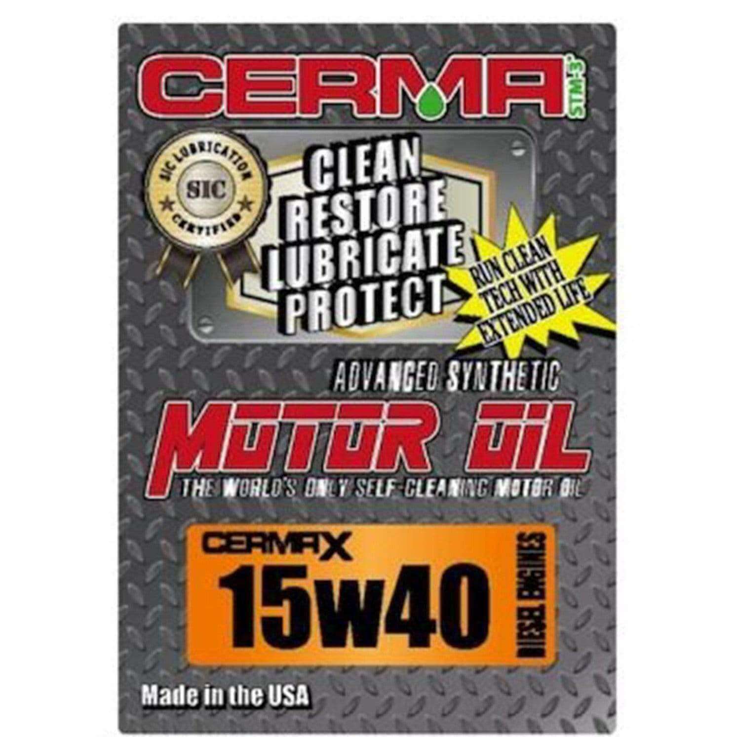 Cermax Ceramic 15w-40W Synthetic Diesel Motor Oil at $12.6 only from cermatreatment.com