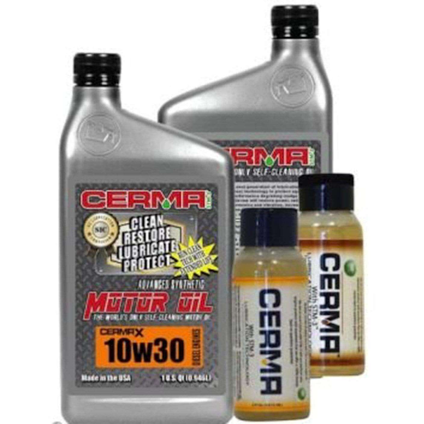 Cermax Diesel Ceramic Synthetic Oil Value Package for 1 To 2.8 Liter Engines at $191.4 only from cermatreatment.com