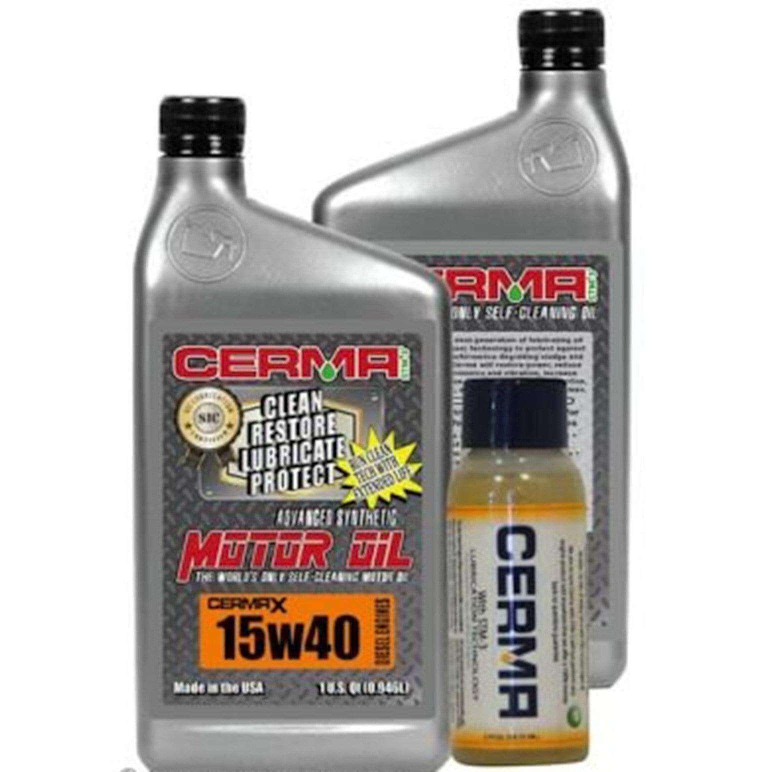 Cermax Diesel Ceramic Synthetic Oil Value Package for 1 To 2.8 Liter Engines at $136.4 only from cermatreatment.com