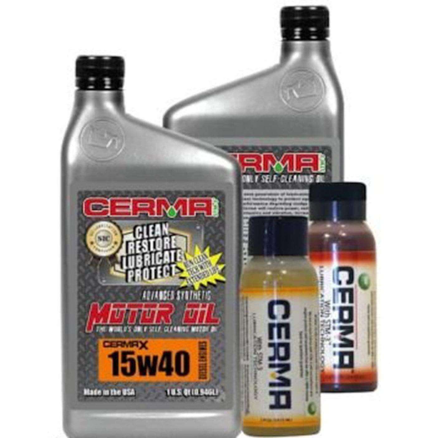 Cermax Diesel Ceramic Synthetic Oil Value Package for 1 To 2.8 Liter Engines at $191.4 only from cermatreatment.com