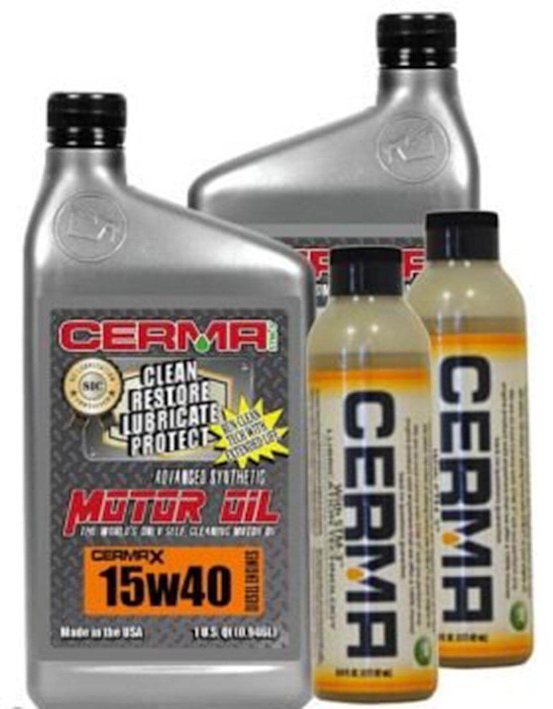 Cermax Diesel Ceramic Synthetic Oil Value Package for Semi Truck Engines at $805.41 only from cermatreatment.com
