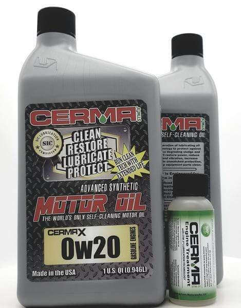 Cermax Performance Ceramic Synthetic Oil Value Package for Gas Engines at $159.5 only from cermatreatment.com