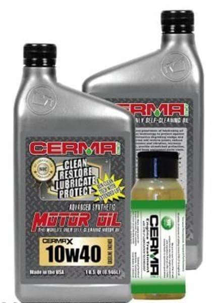 Cermax Performance Ceramic Synthetic Oil Value Package for Gas Engines at $159.5 only from cermatreatment.com